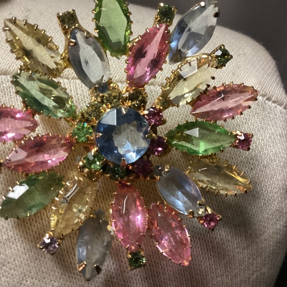 Vintage Juliana style, large, pastel brooch, positively gorgeous - Picture 9 of 9